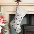 thumbnail image 4 of Christmas Stockings,White Christmas Gingerbread Man Pattern Stockings Christmas,14.8'' Xmas Stockings,Christmas Party Favors,Christmas Party Decorations,Christmas Stockings Personalized, 4 of 5