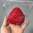 thumbnail image 3 of Handmade Strawberry Taba Squishy Toys, Cute Strawberry Squeeze Toys, Strawberry Squishies Fidget Toys, Big Taba Squishy Strawberry, Novelty Things Suitable for Office School -Red, 3 of 9