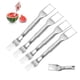 thumbnail image 3 of Xihbxyly Cortador de Sandía Plegable, Rebanador Multifuncional de Acero Inoxidable, Tenedor de Fruta de Fácil Agarre, Diseño Portátil para Picnics Al Aire Libre, Reuniones Familiares, Disfrute de Fru, 3 of 7