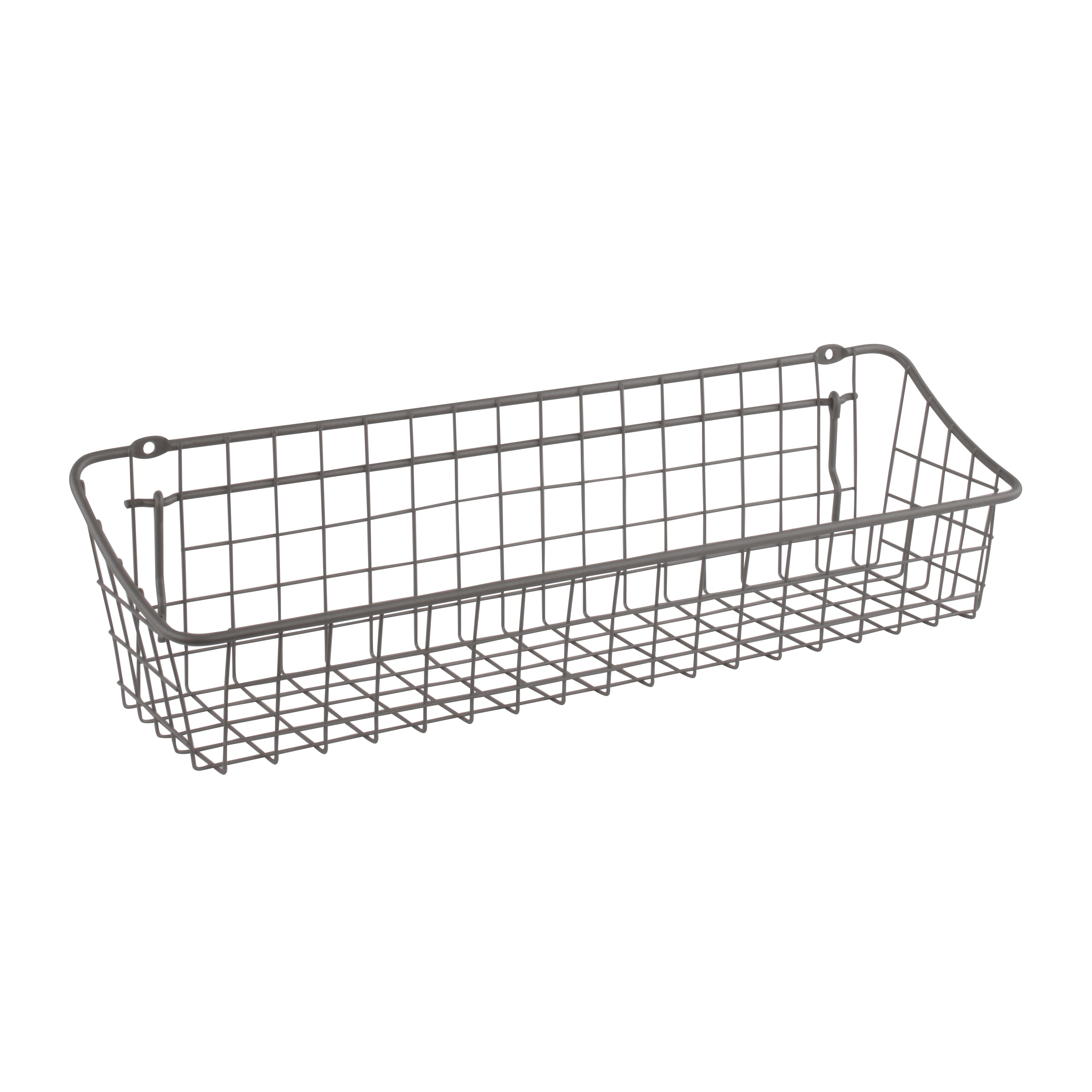Details about   Large Spectrum Diversified Pegboard Wall Mount Basket Industrial Gray 