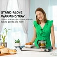 thumbnail image 2 of Ovente FW170S Electric Warming Tray 17.0 Ã— 9.6 Inches Silver, 2 of 5