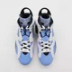 thumbnail image 4 of Ni - ke AIR JORDAN 6 RETRO UNC (university blue ), 4 of 5