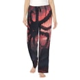 thumbnail image 2 of Lsque Giant Monster Over City Print Women's Pajama Pants, Lounge Pant - Comfortable Home Wear,Elastic Waistband, Stylish Design-Medium, 2 of 9