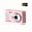 pink color, variant on Vintage Style Digital Camera with Dual Lenses for Travel Photography & Videography, No Card/32GB, Multiple Colors
