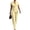 Light Yellow, variant on Two Piece Sets for Women Summer Outfits Twist Front Short Sleeve Tops Elastic Waist Straight Leg Pants Casual Matching Set White-M