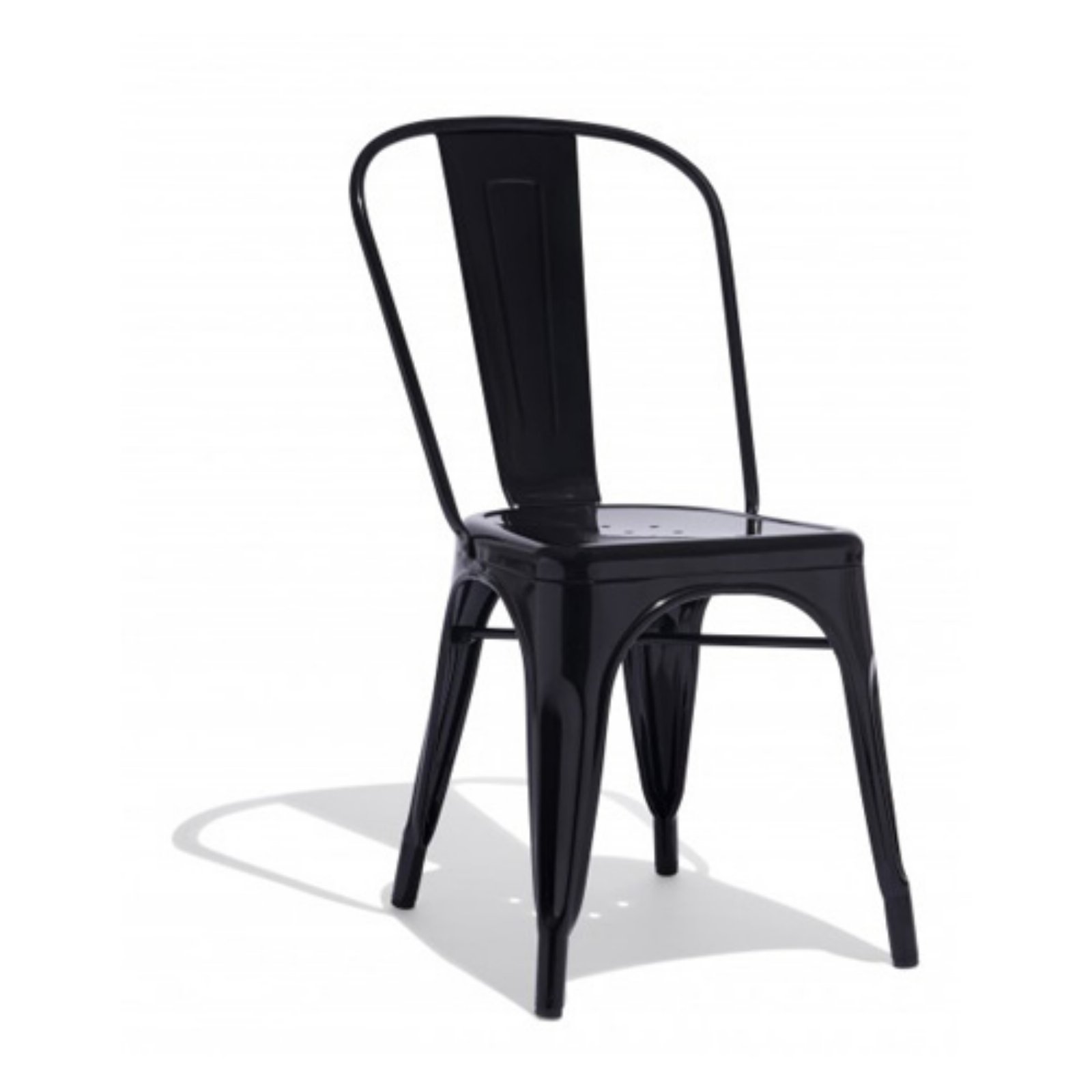 C2A Industrial Metal Dining Side Chair