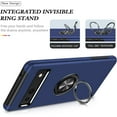 thumbnail image 2 of Case for Google Pixel 7A 2023, Light Shockproof Protective Cover with Built-in Rotating Holder Kickstand Car Magnetic Bracket Case Compatible for Google Pixel 7A 2023 (Blue), 2 of 14