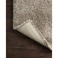 thumbnail image 5 of Loloi Mila Shag Solid Grey Area Rug, 5 of 6