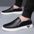 thumbnail image 4 of Mens Casual Shoes Soft Comfortable Flat Lightweight Moccasin Classic Breathable Leather Men's Shoes, 4 of 7