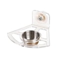 thumbnail image 1 of Comedero para pájaros colgante, accesorios para jaulas, fácil de limpiar, práctico contenedor de alimentos. Estilo A, 1 of 9