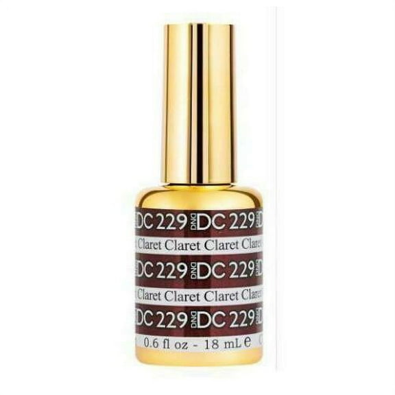 DND - DC UV/LED Soak Off Mermaid Glitters Gel Color - 229 Claret