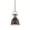 Gold, variant on Golden Lighting 3604-S-Ab Duncan 1 Light 9" Wide Mini Pendant - Black
