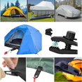 thumbnail image 5 of 10 clips para cerrar cortinas, clips para lonas, clips para sujetar lonas, para tiendas de campaña, camping, sol, viento, accesorios (negro), 5 of 5