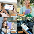thumbnail image 3 of 10 Inch Tablet, Android 14 Tablets, 4(2+2) GB RAM, 32GB ROM, 1280x800 IPS, Quad Core CPU, WiFi 6, 6000mAh Battery, Purple, 3 of 9
