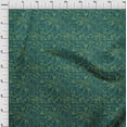 thumbnail image 4 of oneOone Viscose Chiffon Teal Green Fabric Florals Diy Clothing Quilting Fabric Print Fabric By Yard 42 Inch Wide, 4 of 6
