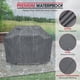 thumbnail image 4 of Funda para parrilla de 55 pulgadas, resistente, impermeable, resistente a la decoloración, compatible con parrillas Weber, Char-Broil, Nexgrill y más, protege tu parrilla como nueva, gris, 4 of 5