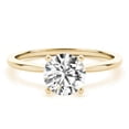 thumbnail image 1 of 2.00 Ct Excellent Round Diamond Wedding Rings for Women Solid 14K Yellow Gold, 1 of 4
