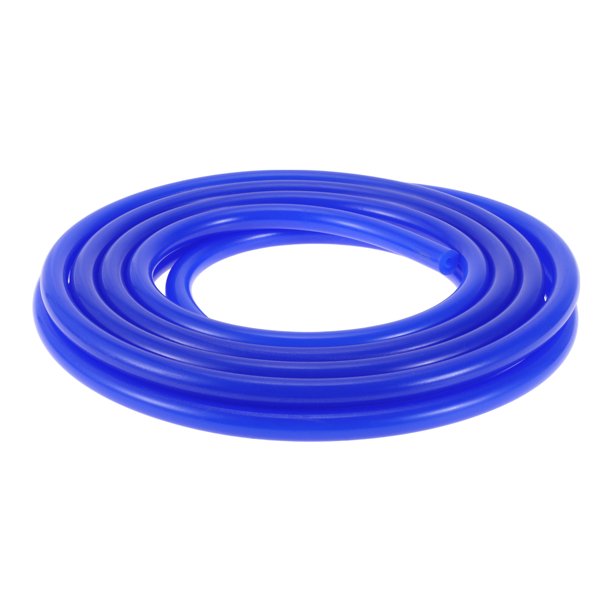 Manguera de vacío de silicona Unique Bargains de alta temperatura 16.4Ft 3/16" 5mm ID 3.5mm de grosor línea de vacío automotriz azul 1 Pc 130PSI presión máxima
