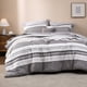 thumbnail image 2 of Juego de cama Bedsure Queen, edredón, 7 piezas, color gris escarchado, 2 of 7