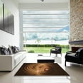 thumbnail image 7 of Ahgly Company Machine Washable Indoor Square Transitional Black Brown Area Rugs, 3' Square, 7 of 7
