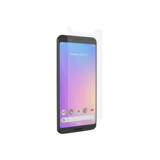 Zagg InvisibleShield Tempered Glass Plus Vision Guard Screen Protector for Google Pixel 3, Clear