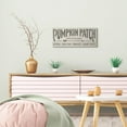 thumbnail image 2 of Stupell Industries Pumpkin Patch Fall Halloween Holiday Word Wood Texture Design Canvas Wall Art by Stephanie Workman Marrott, 2 of 6