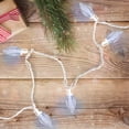 thumbnail image 2 of Northlight LED C9 Christmas Lights - Pure White - 16' White Wire - 25ct, 2 of 3