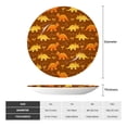 thumbnail image 2 of Kdxio Dinosaurs and Leaves Bone China Decorative Plate Ceramic Decorative Plate for Home Office Wall Stand Decorative Plates for Home Bedroom-10in, 2 of 6