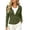 Army Green, variant on Women’s Slim Hoodie Jackets Lightweight Knit Stretchy Fitted Full Zip Long Sleeve Drawstring Lounge Cardigans