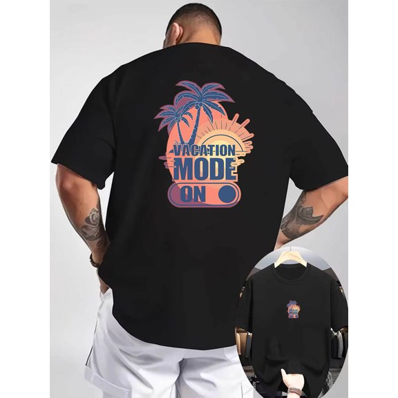 casual t shirts on summer beachwear for men