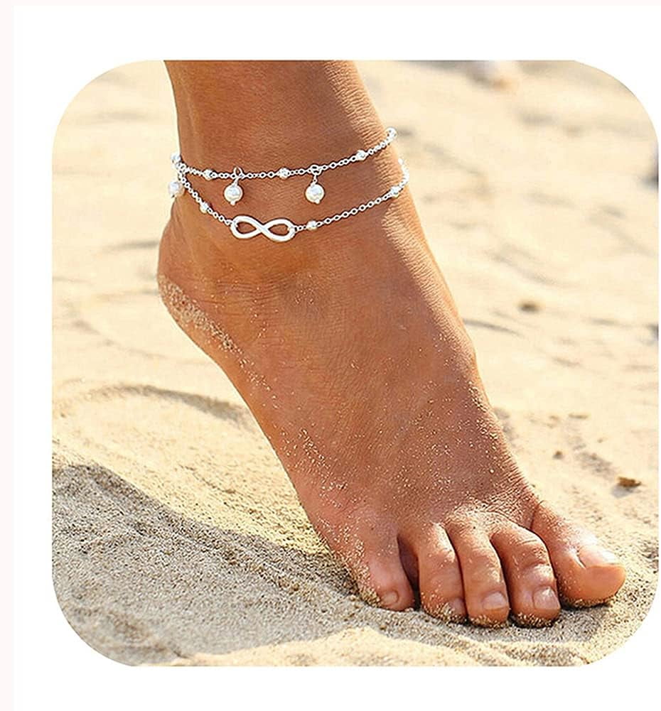 Foot Chain Boho Beach Jewelry Layer Anklet For Women Adjustable Anklet[o5866]