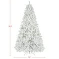 thumbnail image 7 of Yaheetech 7.5ft Hinged Spruce Artificial Christmas Tree, White, 7 of 7