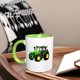 thumbnail image 3 of Taza de café y té con diseño de tractor agrícola: tazas de cerámica para café para mujeres y hombres, 3 of 5