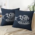 thumbnail image 3 of LALILO Throw Pillow Covers And Motivation Quote Modern Lettering Cushion Cover 18" x 18", 2578 Pack, 3 of 6