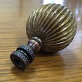 thumbnail image 2 of Royal Designs, Inc. Balloon Shaped Lamp Finial for Lamp Shade, F-5031AB-1, Antique Brass, Single, 2 of 4