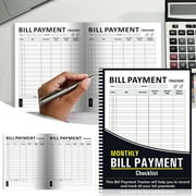 Aminojy Bill Tracker Notebook: 8.5"X11" Monthly Budget Tracker with Payment Checklist, Income/Expense Sheets, Debt Management for Households 100+ Pages Walmart Outlet