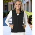 thumbnail image 4 of Women'S Fleece Vest Soft Sleeveless Classic Fit with Zip Up Pockets, 4 of 9