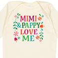 thumbnail image 4 of Inktastic Mimi and Pappy Love Me Grandchild Girls Long Sleeve Baby Bodysuit, 4 of 5