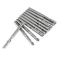 thumbnail image 1 of 10 PCS End Mills, Shank Carbide Square End Mill Metal Milling Router Bits Sets for Cutting Acrylic Pvc Mdf Density Board Wood and Other Soft Materials, 1 of 7