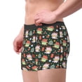 thumbnail image 2 of Xecao Dragon With Hohoho Print Men's Underwear Boxer Briefs,Breathable Choice for Men's Underwear-XX-Large, 2 of 5