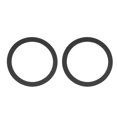 thumbnail image 1 of Unique Bargains Black 4.5 Inch EVA Foam Audio Speaker Edge Surround Rings Replacement Parts for Speaker Repair 2Pcs, 1 of 3