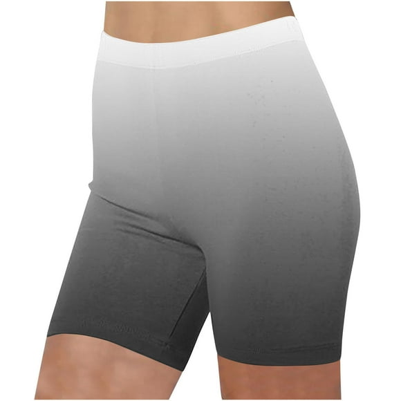 Shorts for Women TopLLC Womens Shorts Fashion Womens Printed Yoga Leggings Fitness Running Gym Ladies Solid Sports Active Three Minutes Pants Women Pants