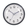 thumbnail image 3 of DimyFew Wall Clock Bathroom Shower Clock Waterproof Silent Small Clock Suction Cup Round Clock Hanging Countertop Water Resistant Suitable for Kitchen Living Room Restroom Pool White and Green, 3 of 8