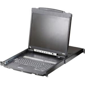 8PORT KVM SWITCH 19IN DUAL RAIL LCD