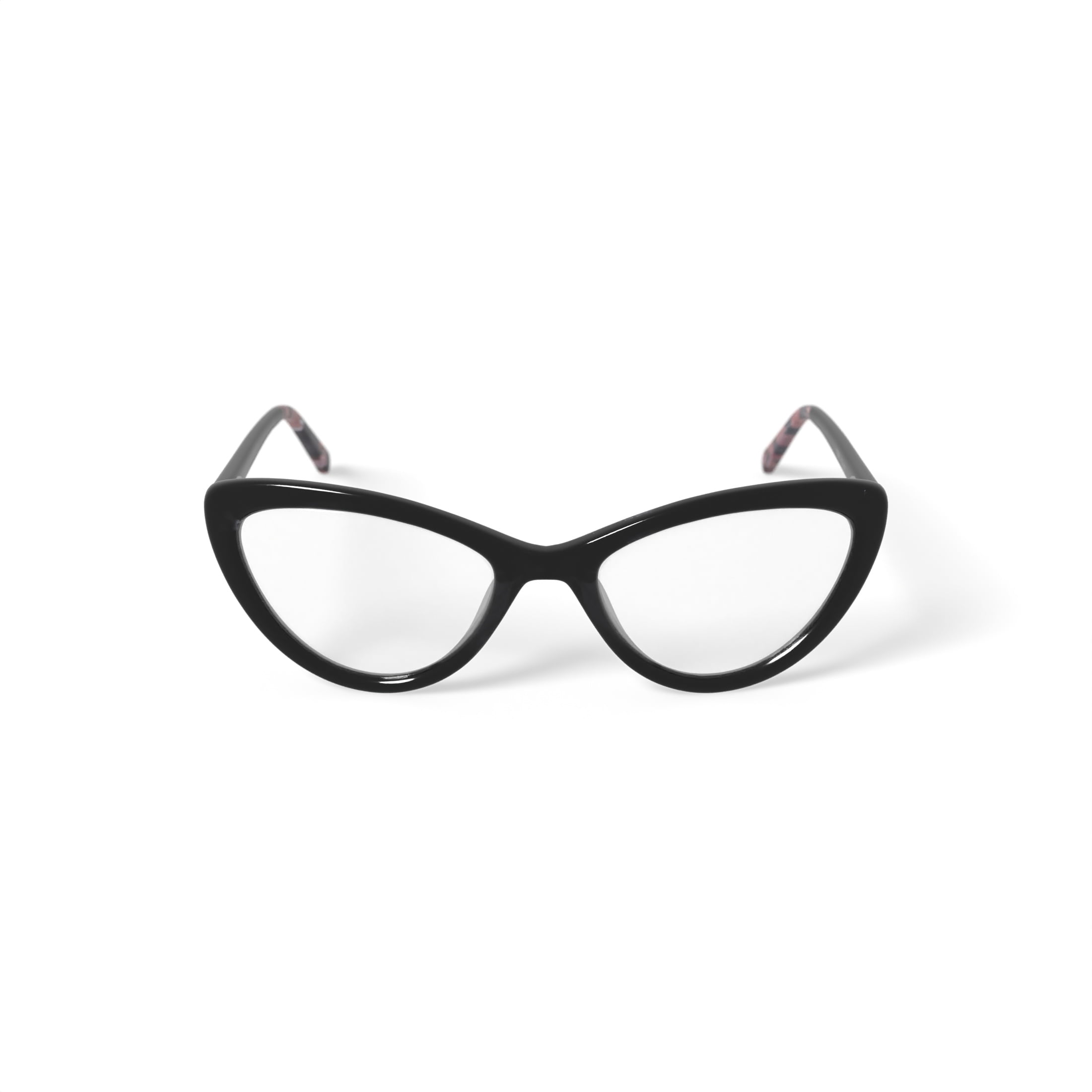 Christian Siriano Women's Marlena Cat Eye Prescription Eyeglasses with Case, Black