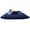 Blue Denim, variant on Dogbed4less Shredded Memory Foam Pillow 48"x29" Dog Bed with Brown Nylon Cover