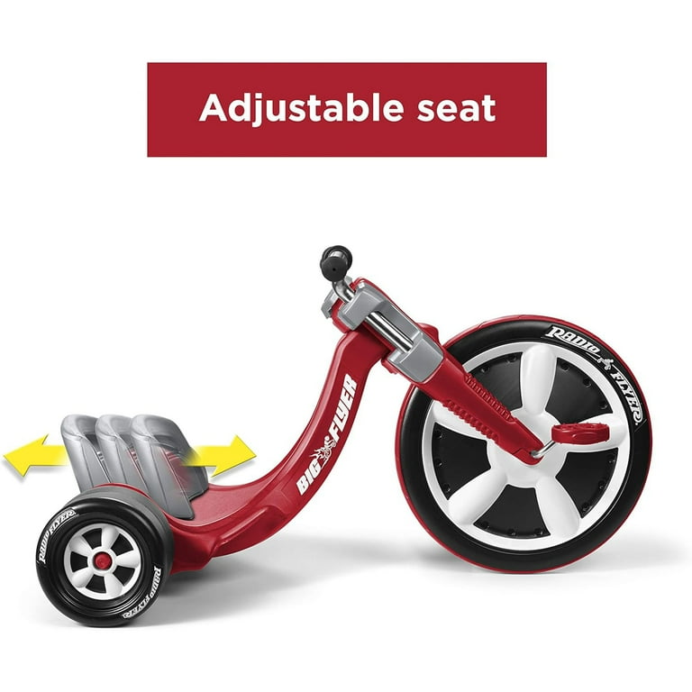 希少車 Radio Flyer deluxe ビッグフライヤー トライク 三輪車 Radio Flyer Deluxe Big Flyer, Red Chopper Style Kids
