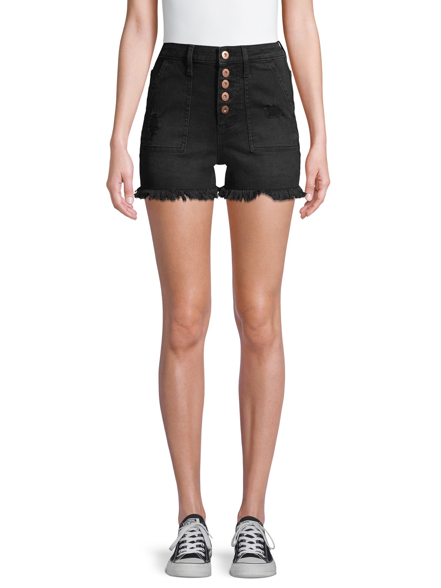 no boundaries mid rise shorts