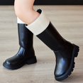 thumbnail image 7 of Tkrady Girls Boots Autumn Winter New Casual Cute Sparkly Fashion Zipper Long Boots, Sizes 4-11 Years, 7 of 7
