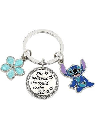 SUU 14pcs Anime Stitch Charms for Jewelry Making, Enamel Cartoon Stitch Pendant Charm for Bracelets and Necklaces or Earrings Crafting, Assorted Charm